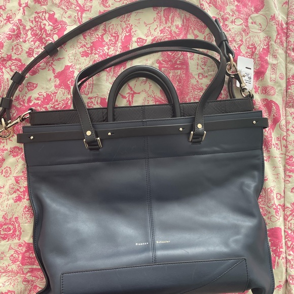 COPY - BNWT PS19 navy and black leather tote Large size - Picture 5 of 7